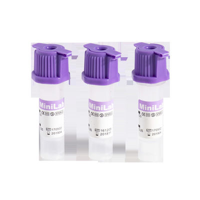 K2EDTA Medical Micro Blood Collection Tube 8x45mm 0.25 0.5ml