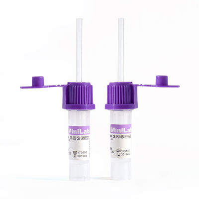K2EDTA Medical Micro Blood Collection Tube 8x45mm 0.25 0.5ml