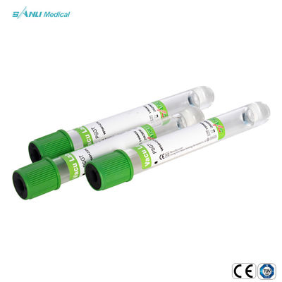 Gel And Lithium Heparin Vacuum Blood Collection Tube CE Approved