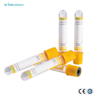 Disposable PET Clot Activator Blood Collection Tubes With Gel