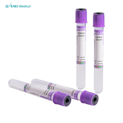 Disposable Vacuum Blood Collection Tube EDTA 8ml PET