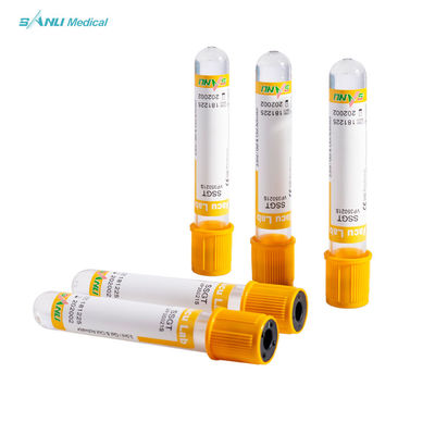 Disposable PET Clot Activator Blood Collection Tubes CE ISO Approved With Gel