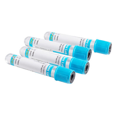 Coagulation Test Blue Top Glass Tubes With 3.2% Sodium Citrate Additive