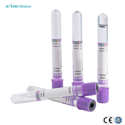 K3 EDTA Vacuum Blood Collection Tubes 2ml 3ml 4ml 100pcs Tray Packing