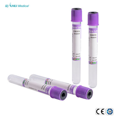 K3 EDTA Vacuum Blood Collection Tubes 2ml 3ml 4ml 100pcs Tray Packing