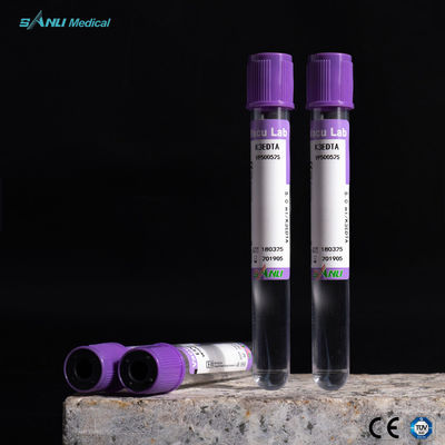 K3 EDTA Vacuum Blood Collection Tubes 2ml 3ml 4ml 100pcs Tray Packing