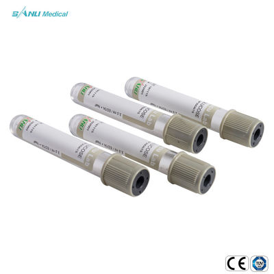 Vacuum PET Glucose Collection Tube Grey Top Sodium Fluoride EDTA Tube