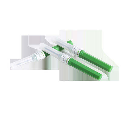 Vacuum Blood Sample Collection Needles 21G 1 Inch Green Ethylene Oxide Sterilized