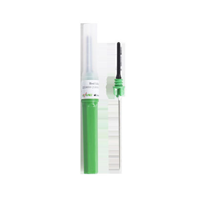 Vacuum Blood Sample Collection Needles 21G 1 Inch Green Ethylene Oxide Sterilized