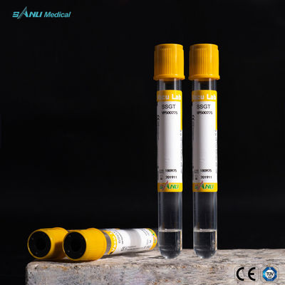 Gel Clot Activator Yellow Top Blood Tube