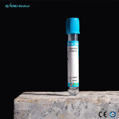 1.8ml Blue Top Coagulation Tubes Glass 3.2% Sodium Citrate Additive 13x75mm