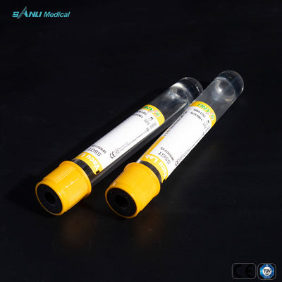 SSGT Glass Blood Collection Tubes 8ml With Clot Activator And Gel