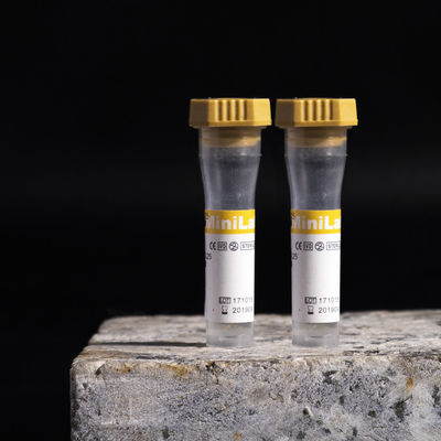 Yellow Capillary Blood Collection Tubes 0.35ml Conduit Gel Clot Activator Tube