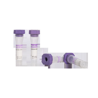 Plastic Capillary Blood Collection Tubes Pain Free rubber cap