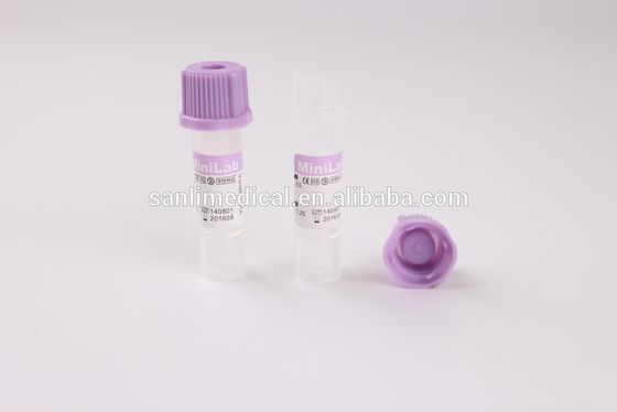 CE Capillary Blood Collection Tubes K2 EDTA Additive Lavender