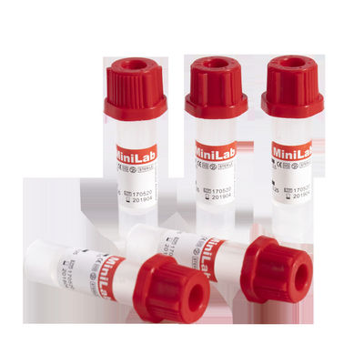 No Additive Capillary Blood Collection Tubes 100pcs Tray Disposable Sterile