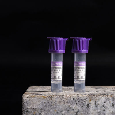 Blood Collection EDTA Coated Capillary Tubes Purple Top K2 EDTA Additive