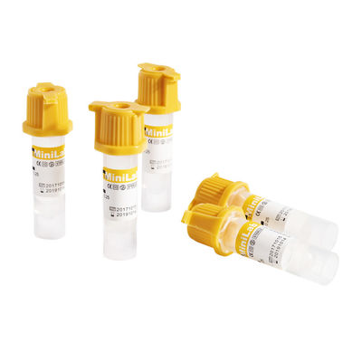 0.5ml Capillary Blood Collection Tubes Clot Activator Additive With Gel