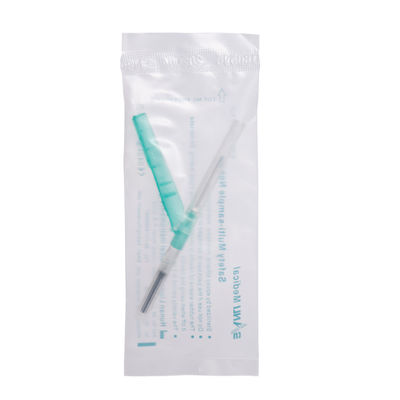 Safety Blood Collection Needles 21G Multi sample Needle with Flashback Chamber