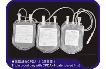 Flat Film Medical Blood Bags Plastic Material Blood Transfusion Bag OEM