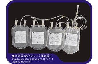 Flat Film Quadruple Blood Bag