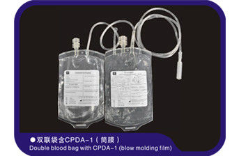 Double 150ml-500ml Medical Blood Bags 16G 17G Ultra Thin Needle