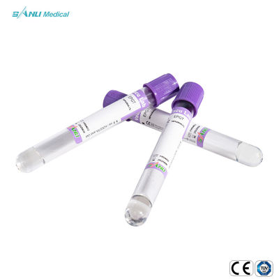 ISO9001 EDTA Vacuum Tube 2ml 3ml PET Material For Medical Examination