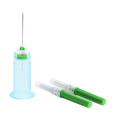 Disposable Sterile Multi Sample Blood Collection Needle 22G 1 Inch Green Color