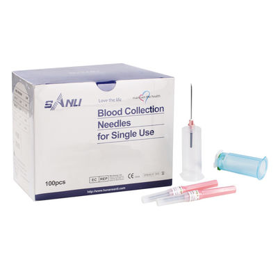Multi Sample Blood Collection Needle Disposable Sterile CE Approved 18-22G