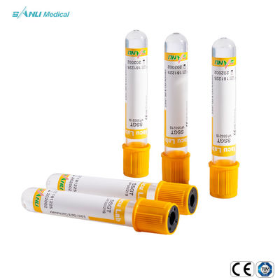 Gel Clot Additive SSGT Glass Vacuum Blood Collection Tube Disposable 5-9ml