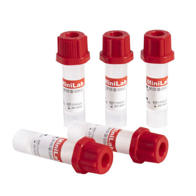 CE Approved Micro Blood Collection Tube Plain No Additive 0.5ml