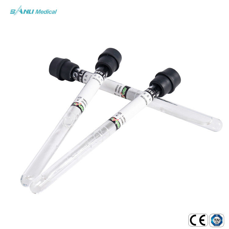 1/6 ESR Vacuum Blood Collection Tube 1.2ml 1.6ml 1.8ml CE Certificated