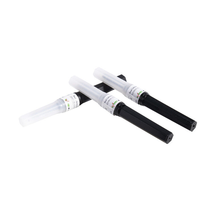 Disposable Multi Sample Blood Collection Needle 22 Gauge 1 inch black color