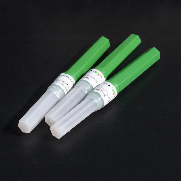 11/4" Blood Collection Needles Flashback Vacuum Green Color 21G 0.8x31mm